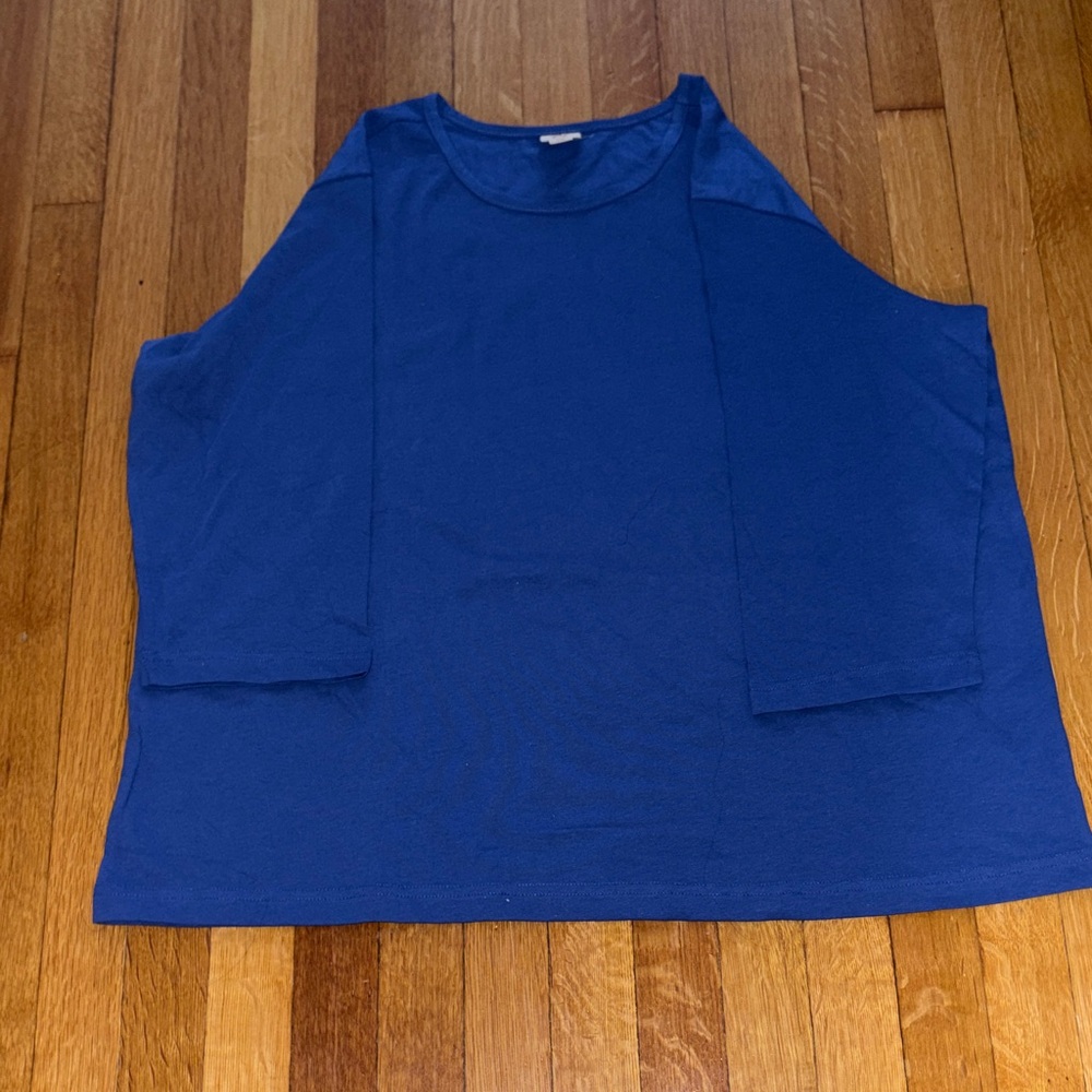 Blue Sleeveless Top
